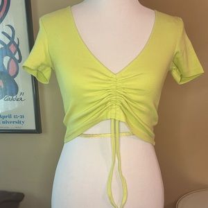 NWT Zara ribbed crap top